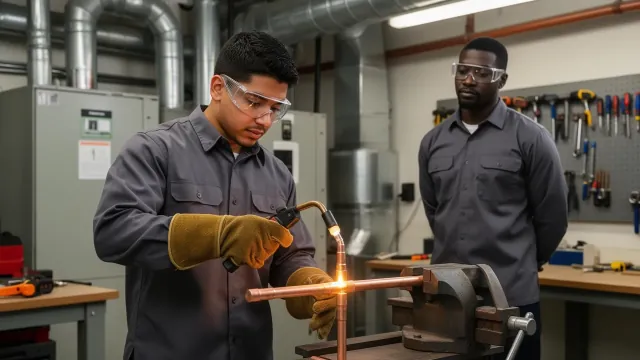 Commercial Refrigeration, Heating & Air Conditioning training program at Houston Career Institute - hands-on career training in Houston TX